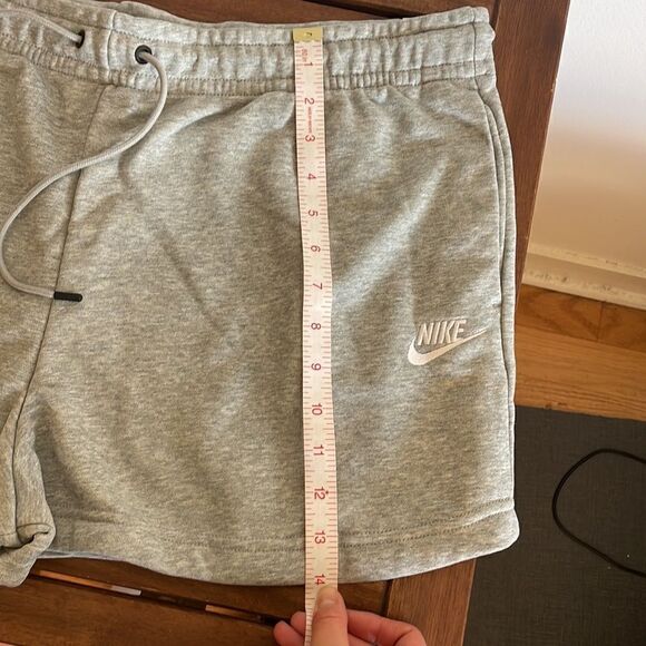 Nike NSW Essential High-Rise Standard Fit Shorts Grey Women XL(CJ2158-063) - Picture 8 of 9